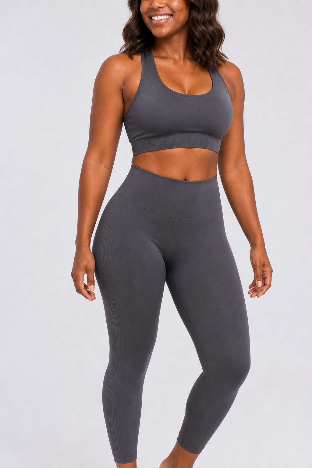 Form High-Waist Hold Leggings - Dark Gray - medium product | color:dark gray