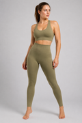 Form High-Waist Hold Leggings - Khaki Green - hero | color:khaki green