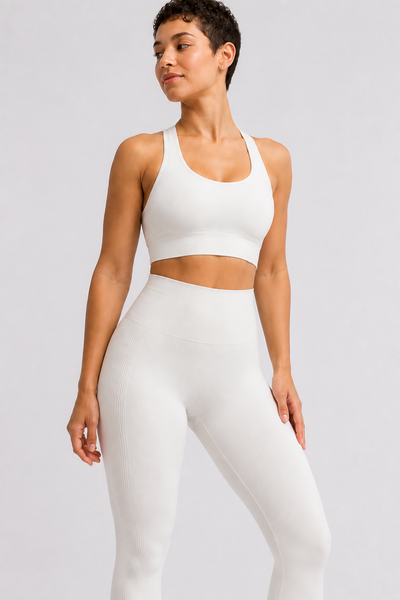 Form High-Waist Hold Leggings - White - medium product | color:white