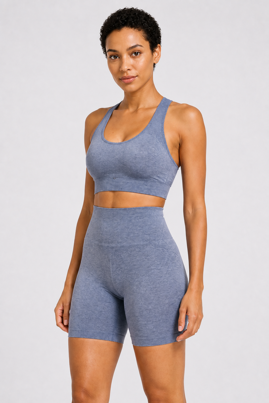 Form High-Waist Hold Shorts - Baby Blue - medium product | color:baby blue