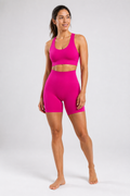 Form High-Waist Hold Shorts - Berry - hero | color:berry