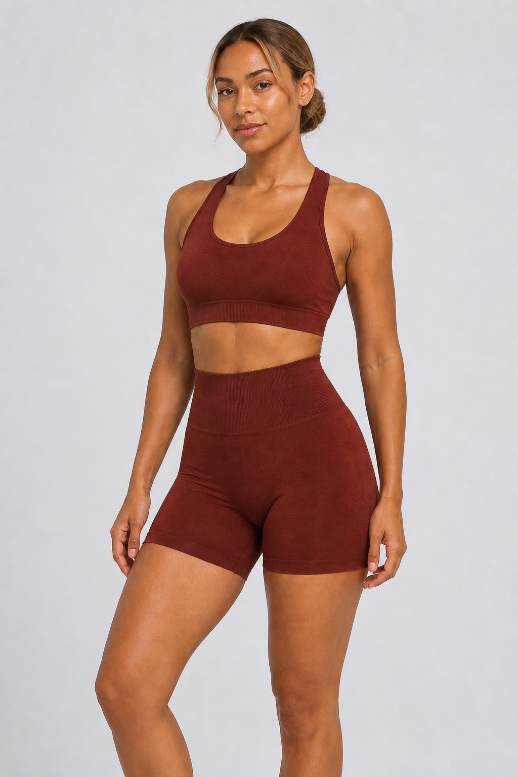 Form High-Waist Hold Shorts - Chocolate - medium product | color:chocolate