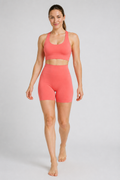 Form High-Waist Hold Shorts - Coral Pink - hero | color:coral pink