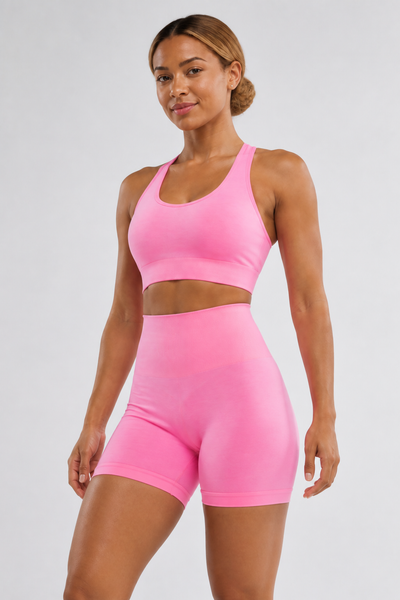 Form High-Waist Hold Shorts - Cotton Candy Pink - medium product | color:cotton candy pink