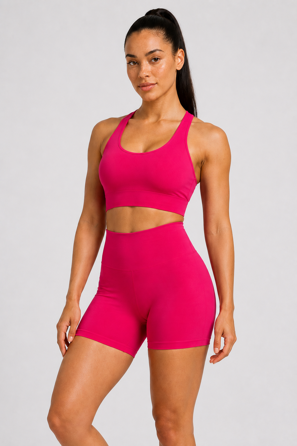 Form High-Waist Hold Shorts - Hot Pink - medium product | color:hot pink