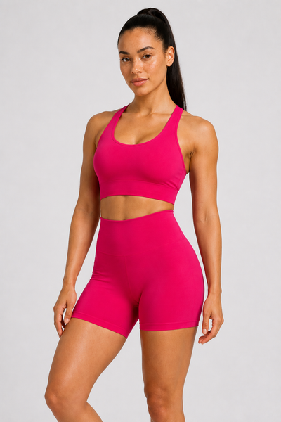 Form High-Waist Hold Shorts - Hot Pink - medium product | color:hot pink