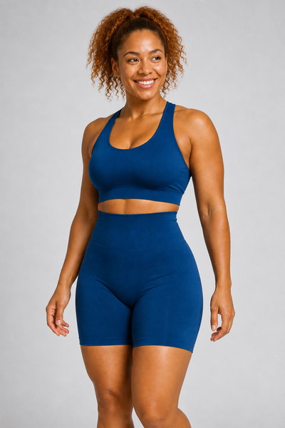 Form High-Waist Hold Shorts - Navy Blue - medium product | color:navy blue