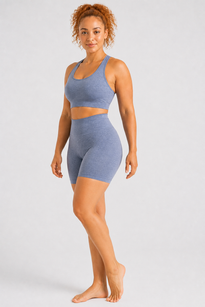 Form Open-Back Lift Bra - Baby Blue - full body alt