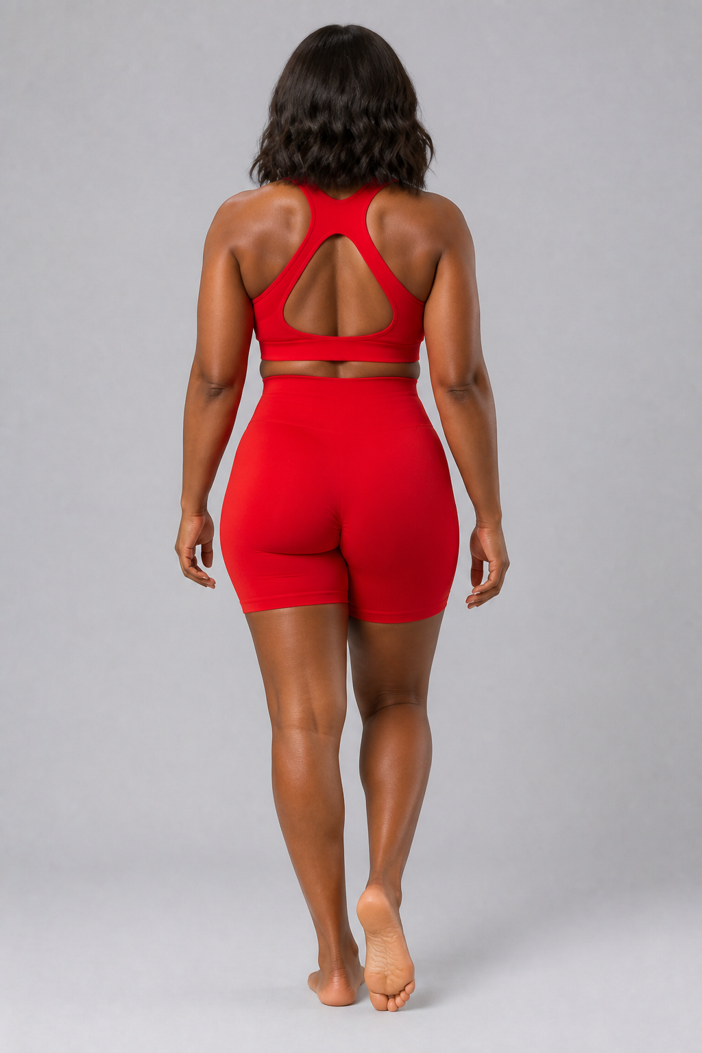 Form Open-Back Lift Bra - Bright Red - rear