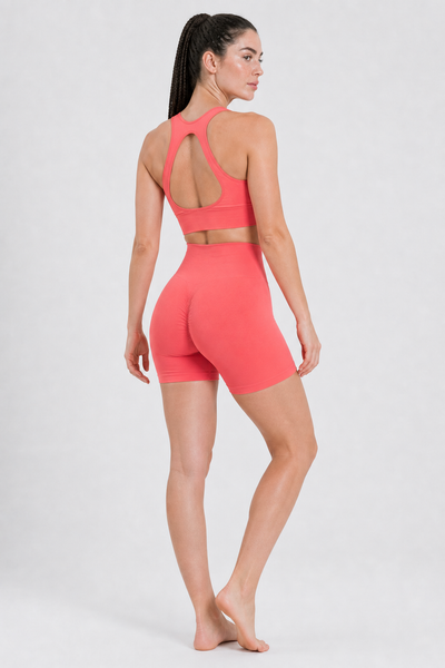 Form Open-Back Lift Bra - Coral Pink - rear