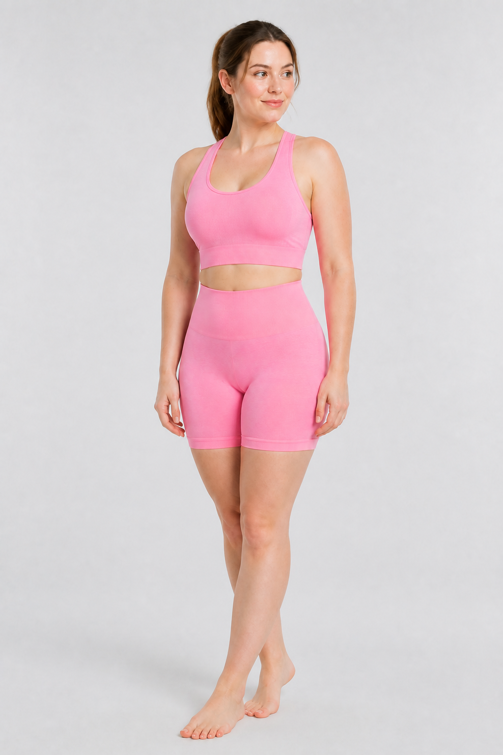 Form Open-Back Lift Bra - Cotton Candy Pink - full body alt
