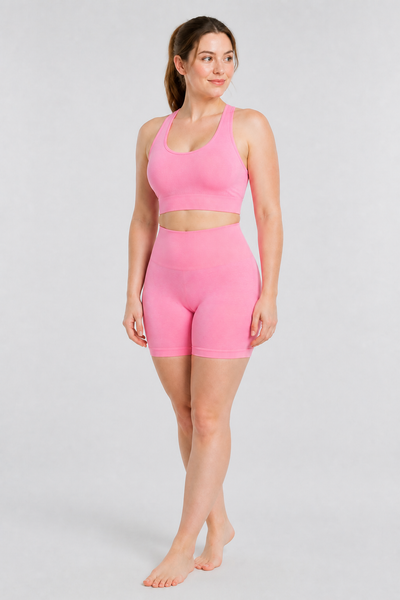 Form Open-Back Lift Bra - Cotton Candy Pink - full body alt