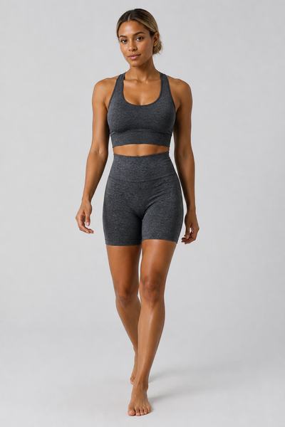 Form Open-Back Lift Bra - Dark Heather Gray - hero