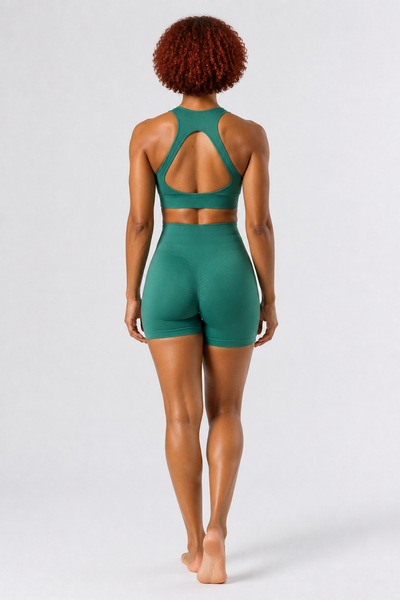 Form Open-Back Lift Bra - Deep Teal - rear