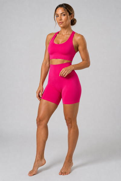 Form Open-Back Lift Bra - Hot Pink - full body alt