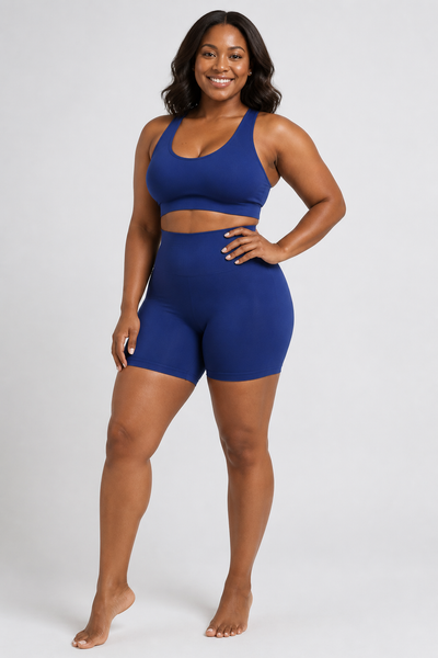 Form Open-Back Lift Bra - Indigo Blue - hero | color:indigo blue