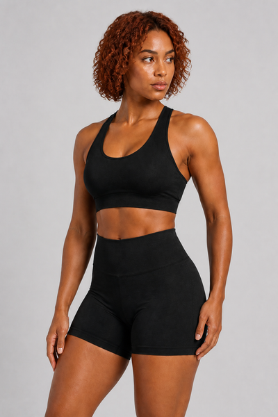 Form Open-Back Lift Bra - Jet Black / Black - medium product | color:jet black