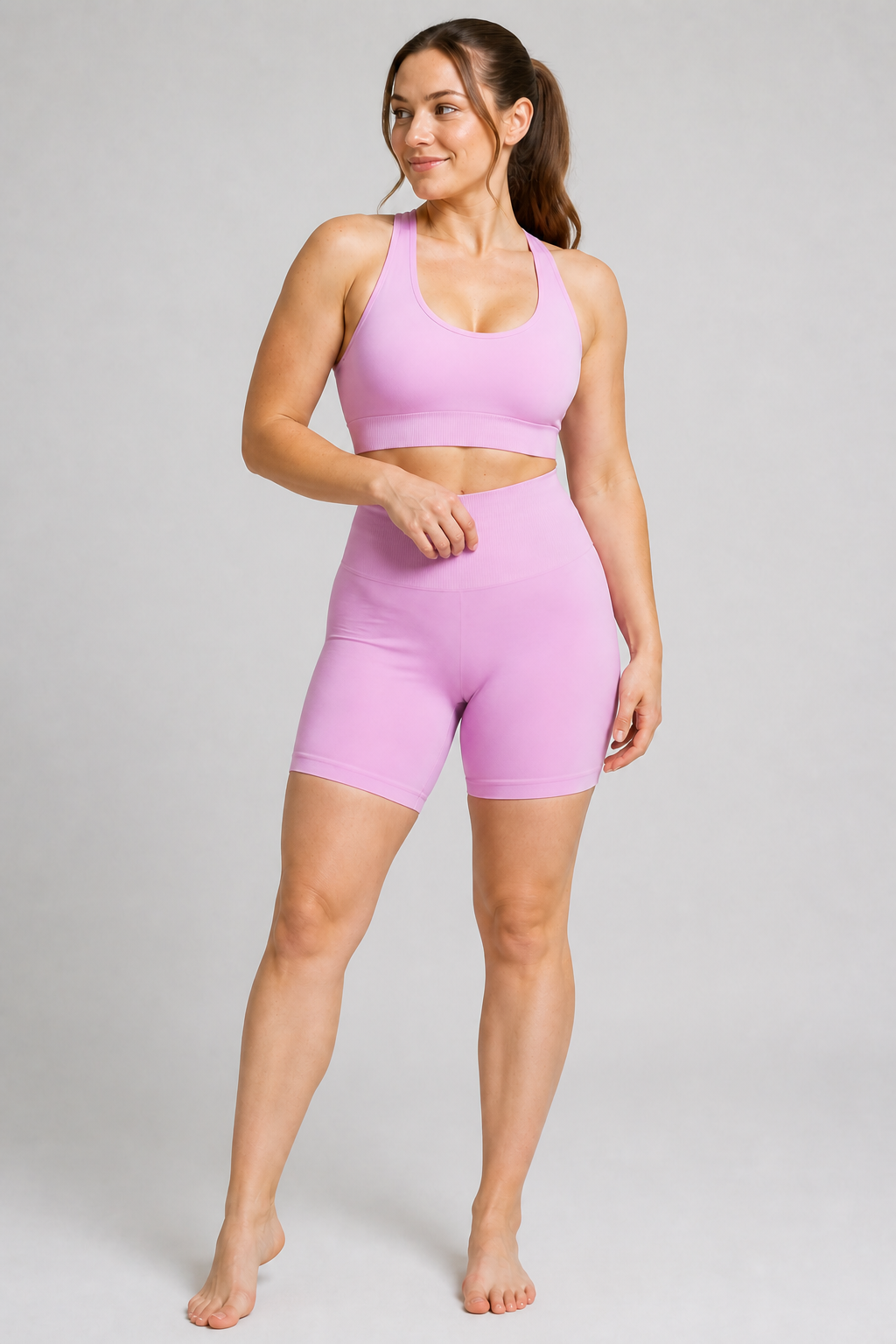Form Open-Back Lift Bra - Mauve - full body alt