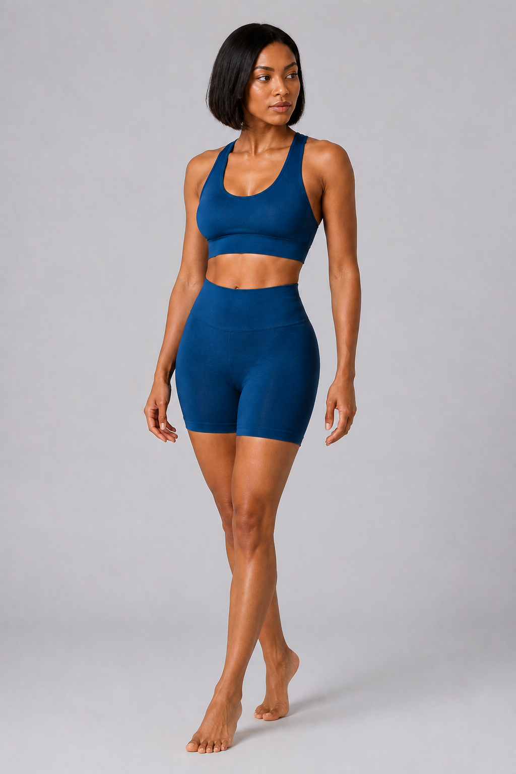 Form Open-Back Lift Bra - Navy Blue - full body alt