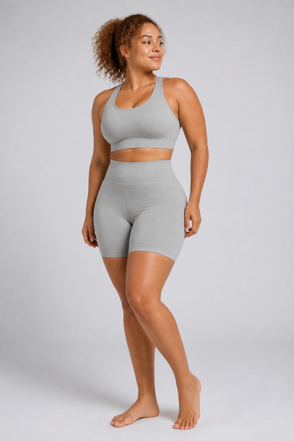 Form Open-Back Lift Bra - Off White / Gray / Blush - hero
