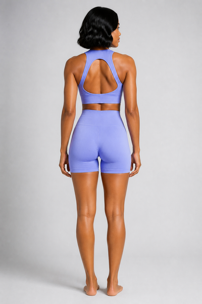 Form Open-Back Lift Bra - Periwinkle - rear