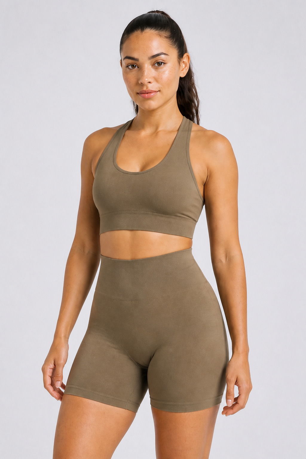 Form Open-Back Lift Bra - Tea Brown - medium product | color:tea brown