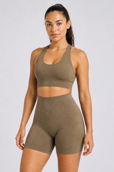 Form Open-Back Lift Bra - Tea Brown - medium product | color:tea brown